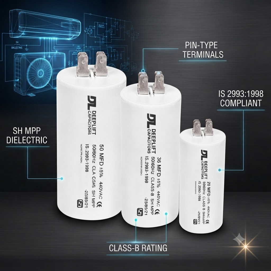 PIN Type Air Conditioner Capacitor